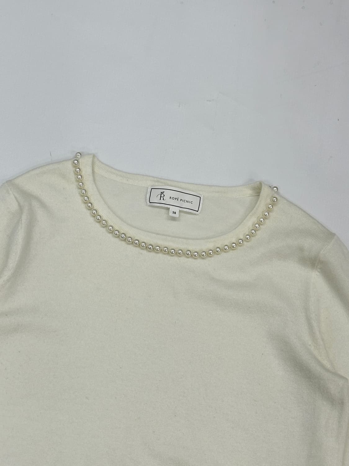 🫧하구미의 진주 레이어드 코디세트🫧 니트 7부 그런지 에스닉 히피 상품이미지7