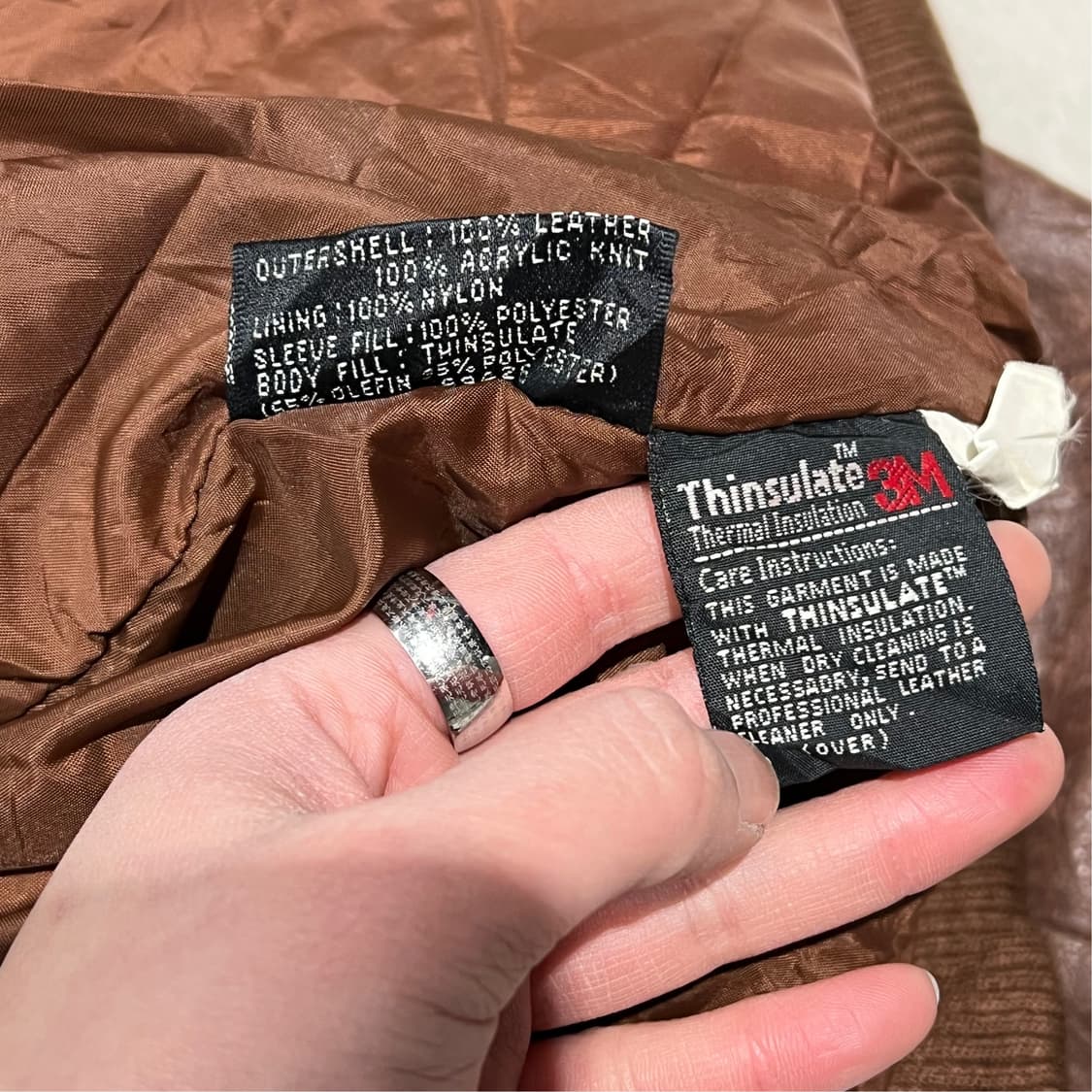 리얼레더 봄버자켓 s09066 상품이미지6