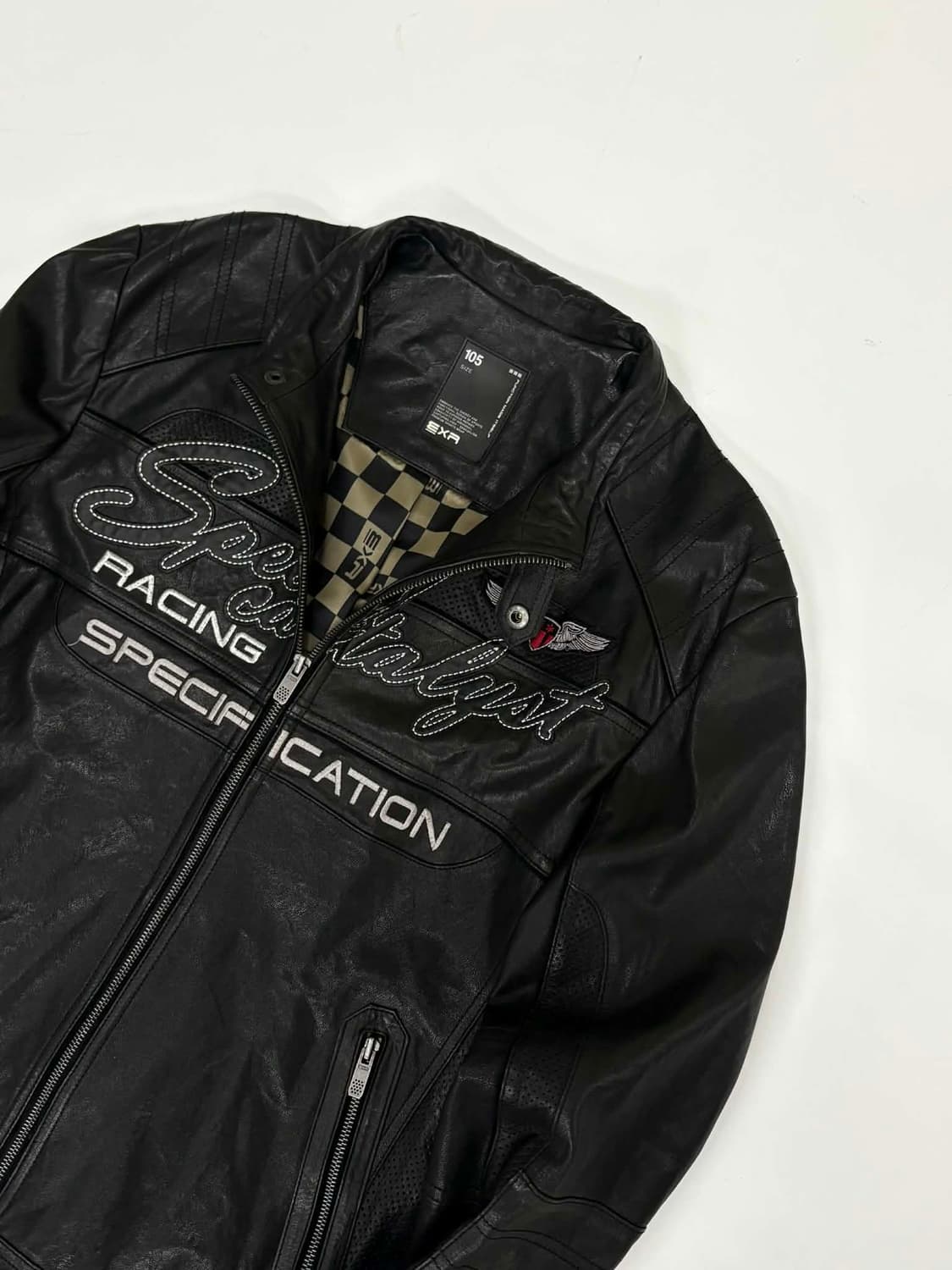 [105] EXR 스피드카 램스킨 레이싱 가죽 자켓 상품이미지6