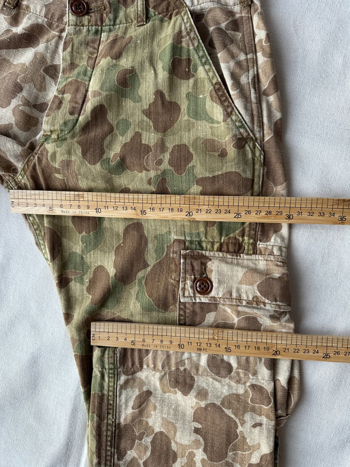 존불 덕헌터 카모 카고 팬츠 M made in Japan 상품이미지10