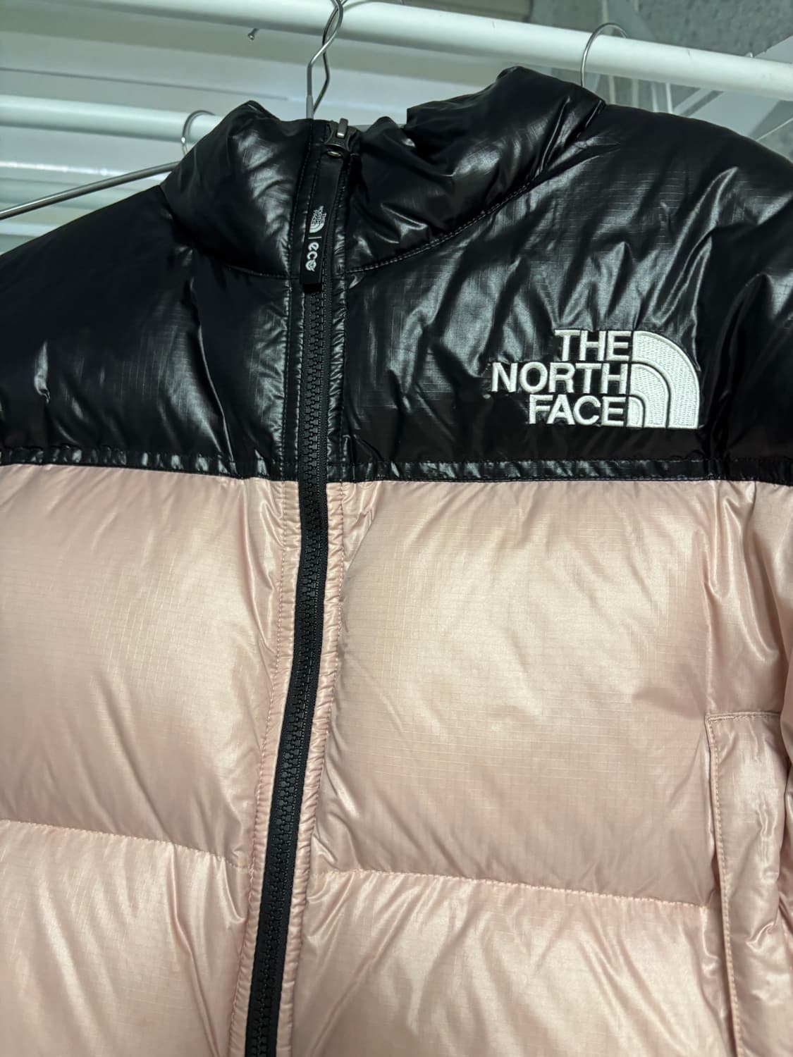 노스페이스 눕시 숏패딩 L 95 파스텔 핑크 상품이미지2