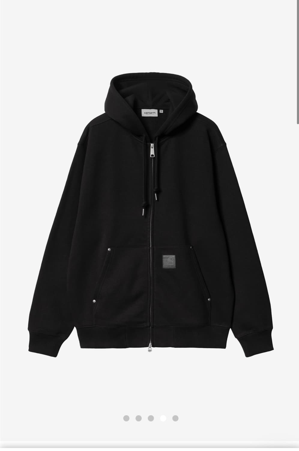 칼하트wip 후디드 웰던 스웻 자켓 블랙 상품이미지1