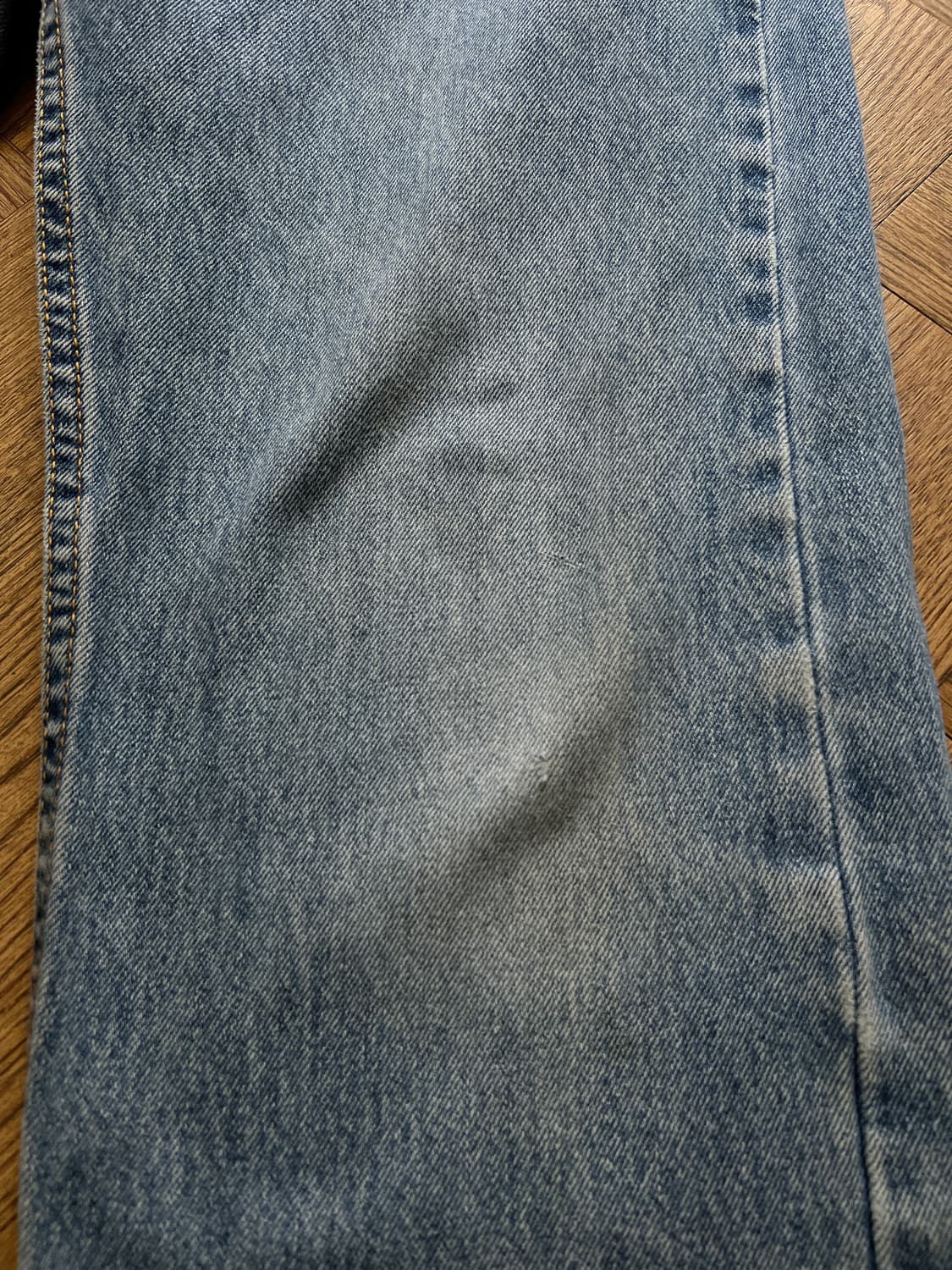 [34]리바이스 505 빈티지 워싱 스트레이트핏 데님 팬츠 상품이미지4