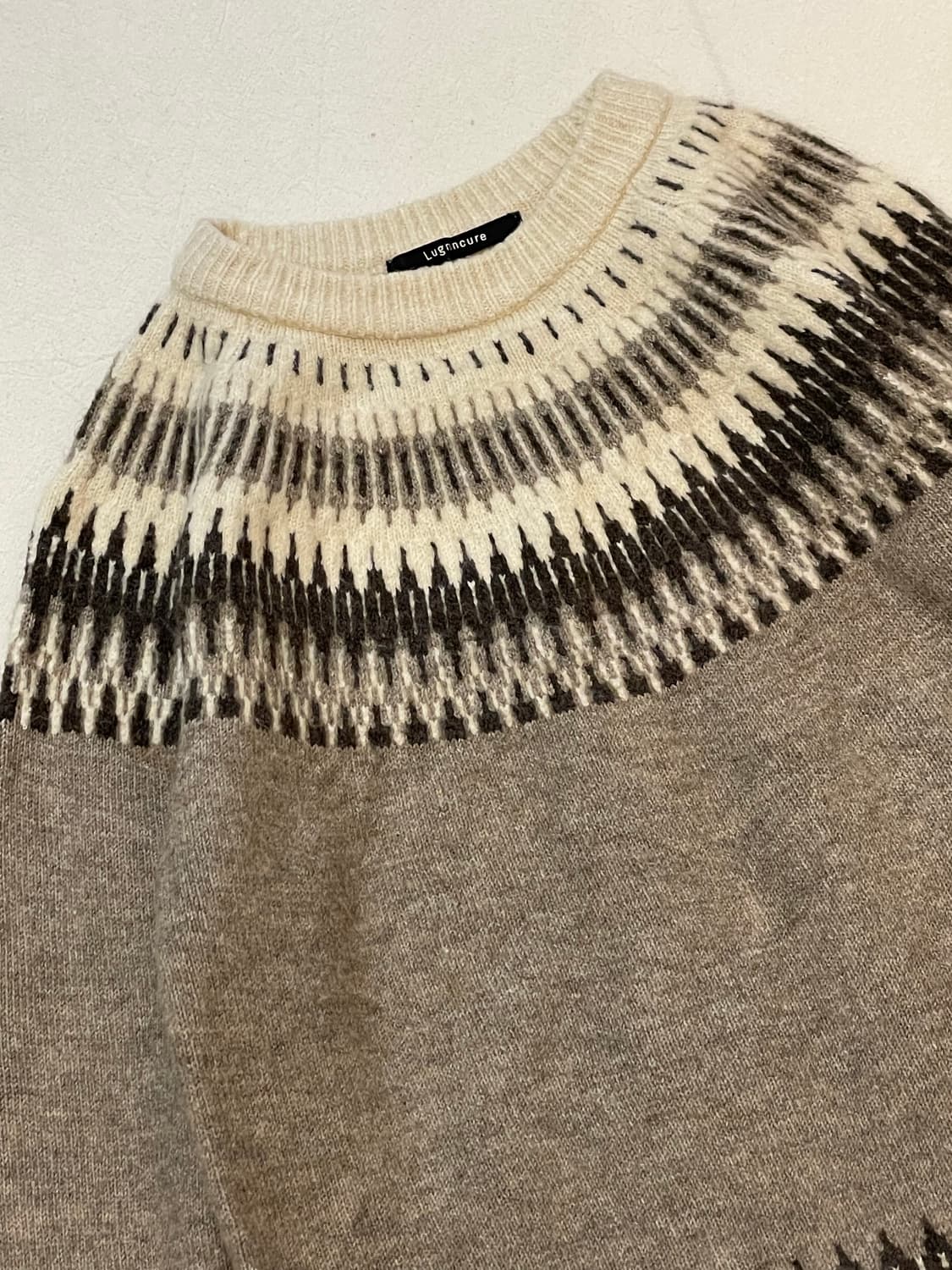 일본빈티지 페어아일 니트 상품이미지2