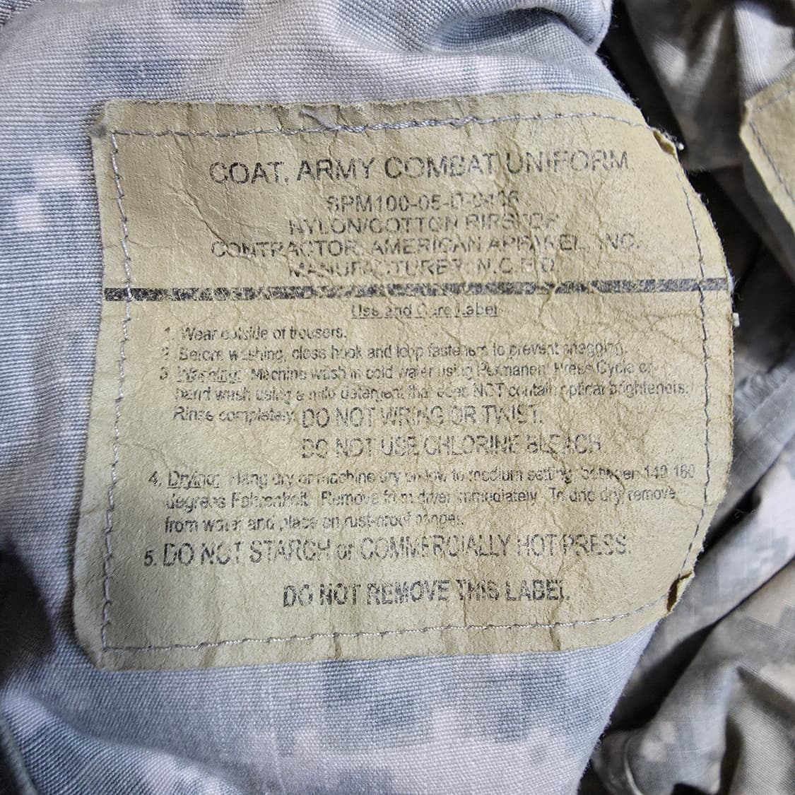 (M)미군 전투복 상의 자켓 상품이미지9