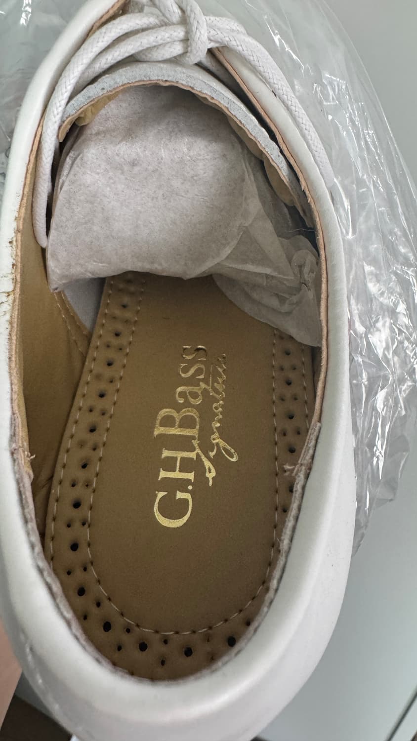 Bass buckingham 바스 버킹엄 화이트 스웨이드 8D 상품이미지3