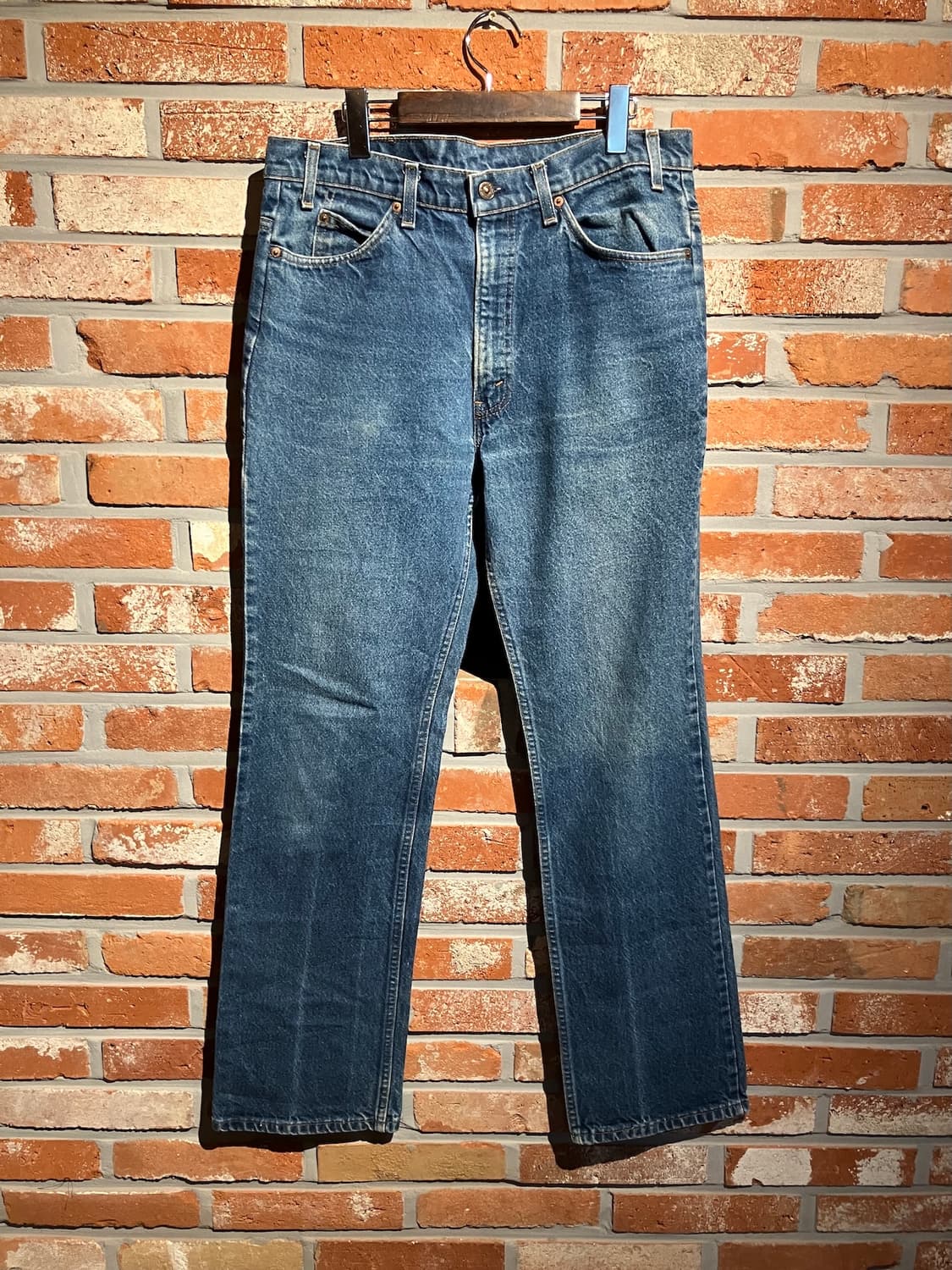 80s USA 빈티지 리바이스 517 오렌지탭 부츠컷 데님 팬츠 상품이미지2