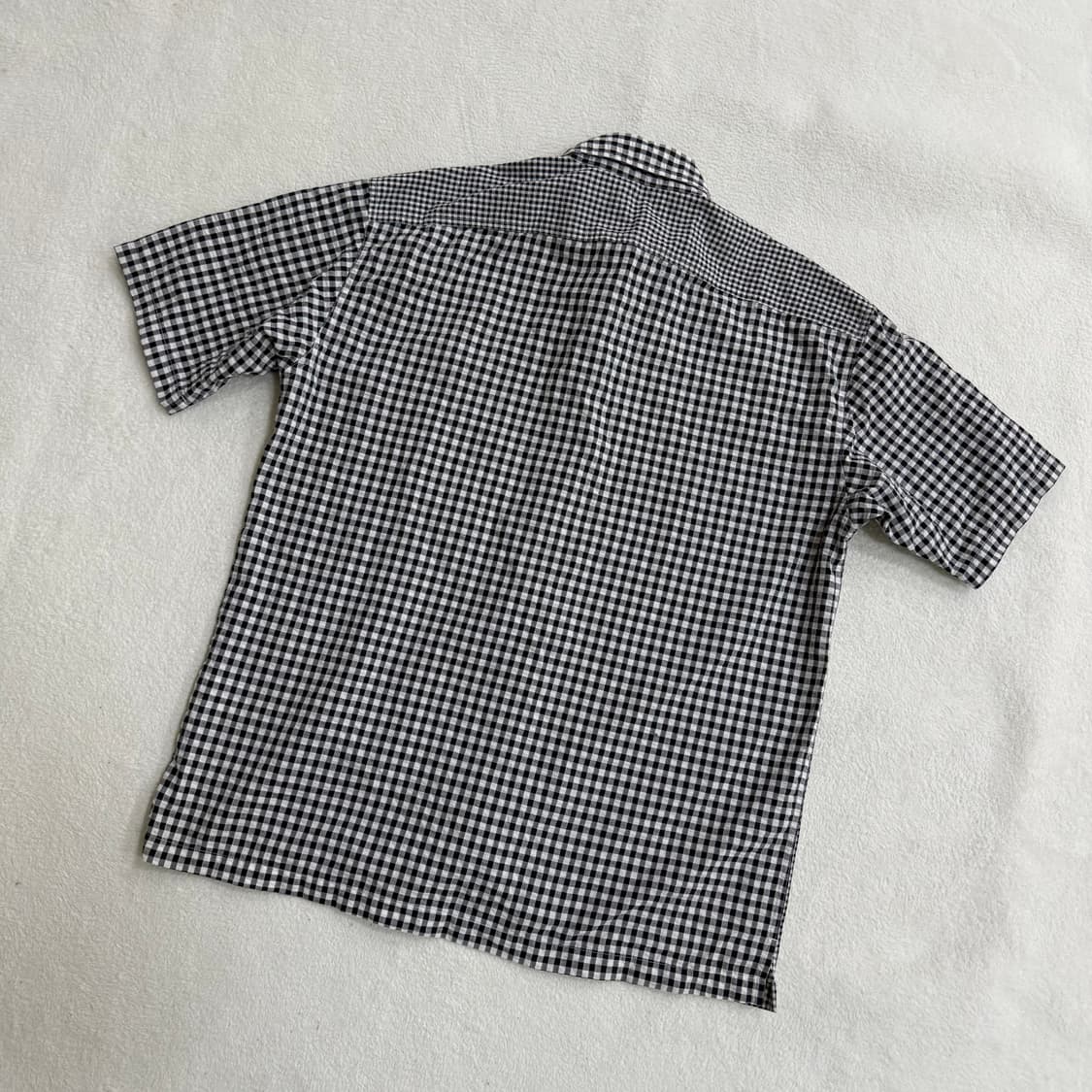 M 유니클로 JW앤더슨 체크 반팔 셔츠 0413T 상품이미지2