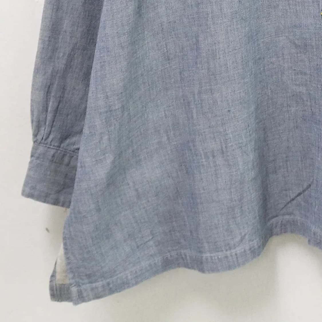 45RPM  데님 헨리넥 셔츠 61981 상품이미지6