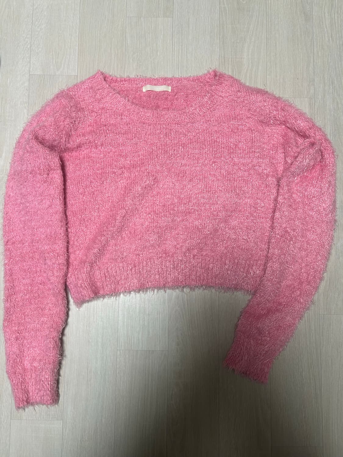 크롭 앙고라니트 상품이미지1