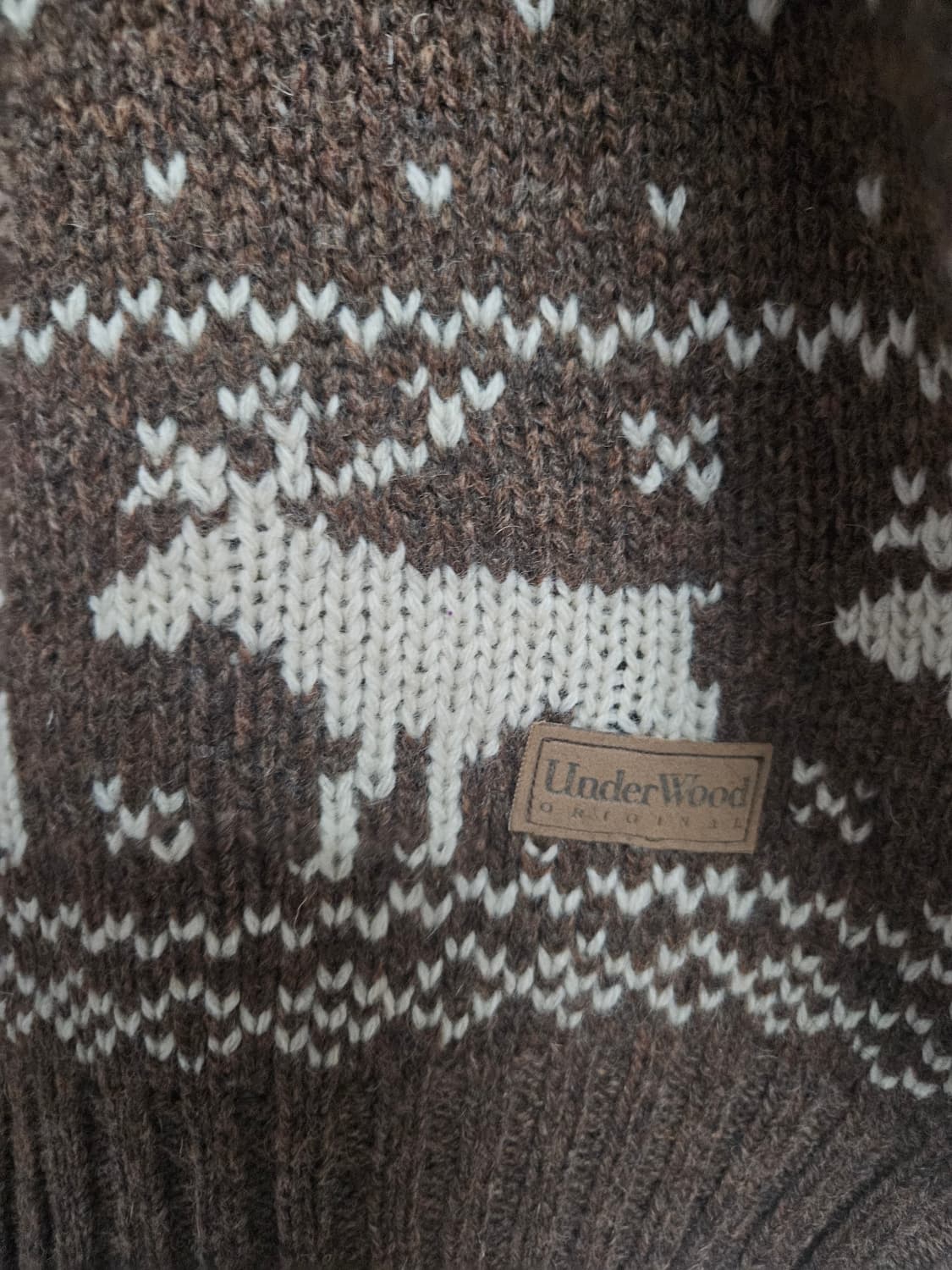 Underwood 브이넥 노르딕 니트 95 상품이미지4