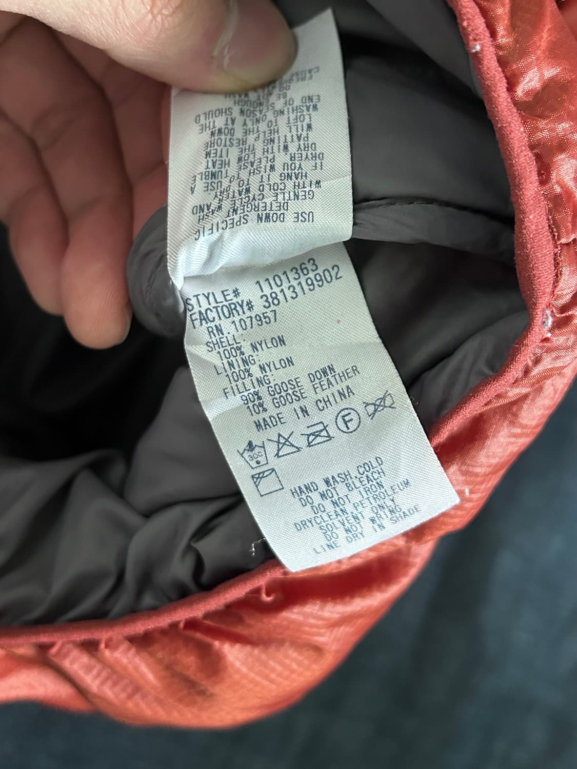 몽벨 구스다운 패딩 베스트 상품이미지8