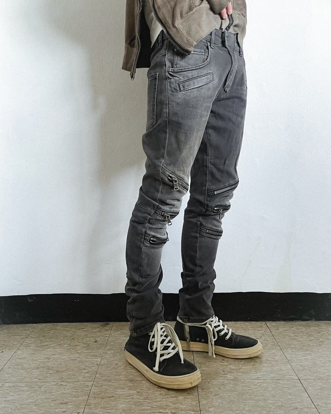 피에르 발망 2010 트리플 지퍼 바이커진 상품이미지1