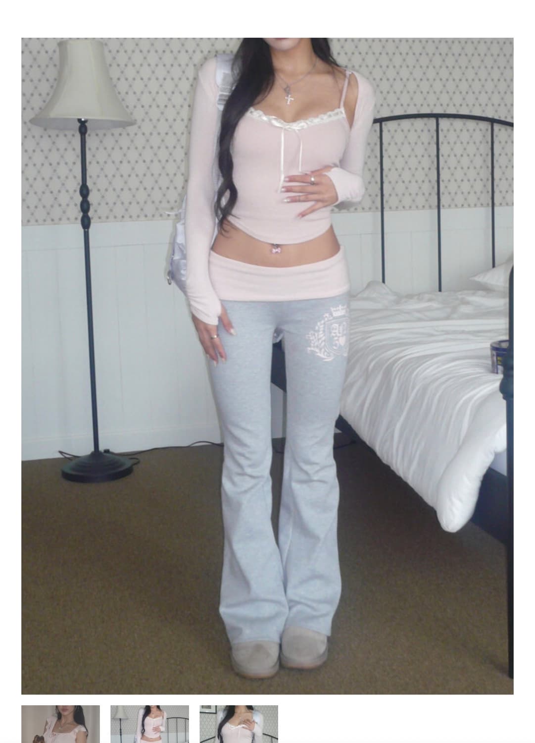 엔젤넘버555부츠컷팬츠 팝니다 상품이미지1