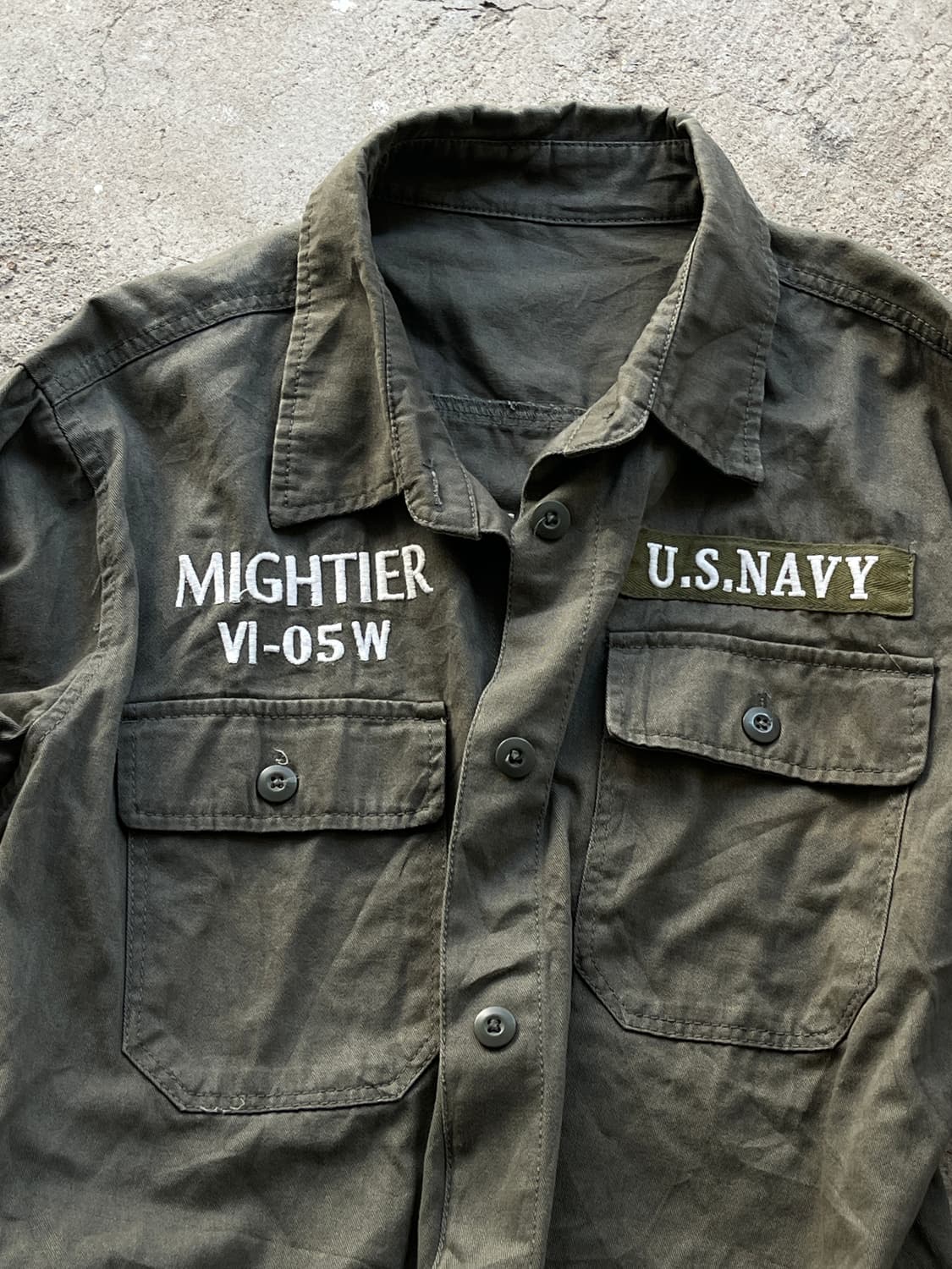 Miltery long jacket 상품이미지3