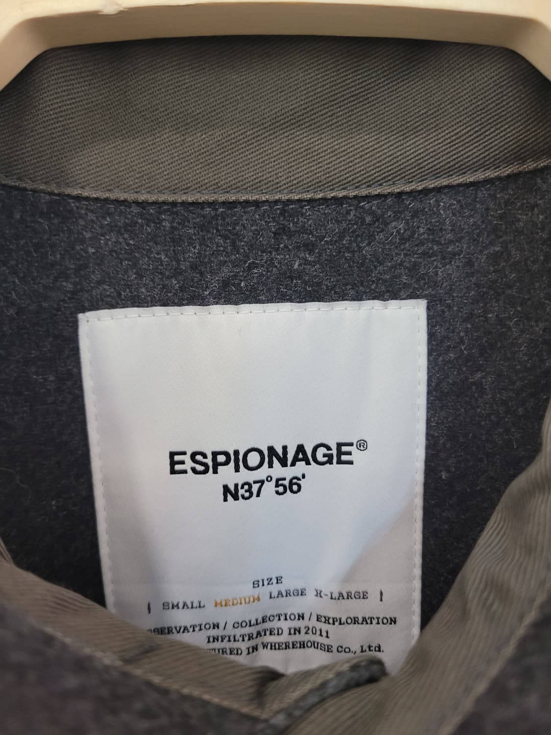 에스피오나지 배색 포켓 자켓 남성용 S사이즈 상품이미지3