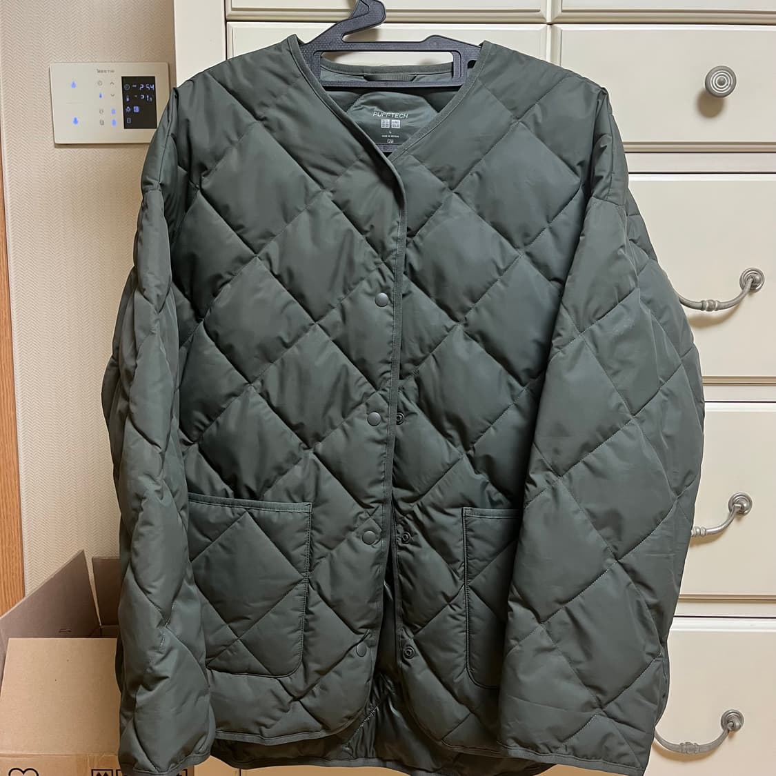 [Woman L, 새상품] 유니클로 퍼프테크 경량패딩 퀼팅자켓 상품이미지1