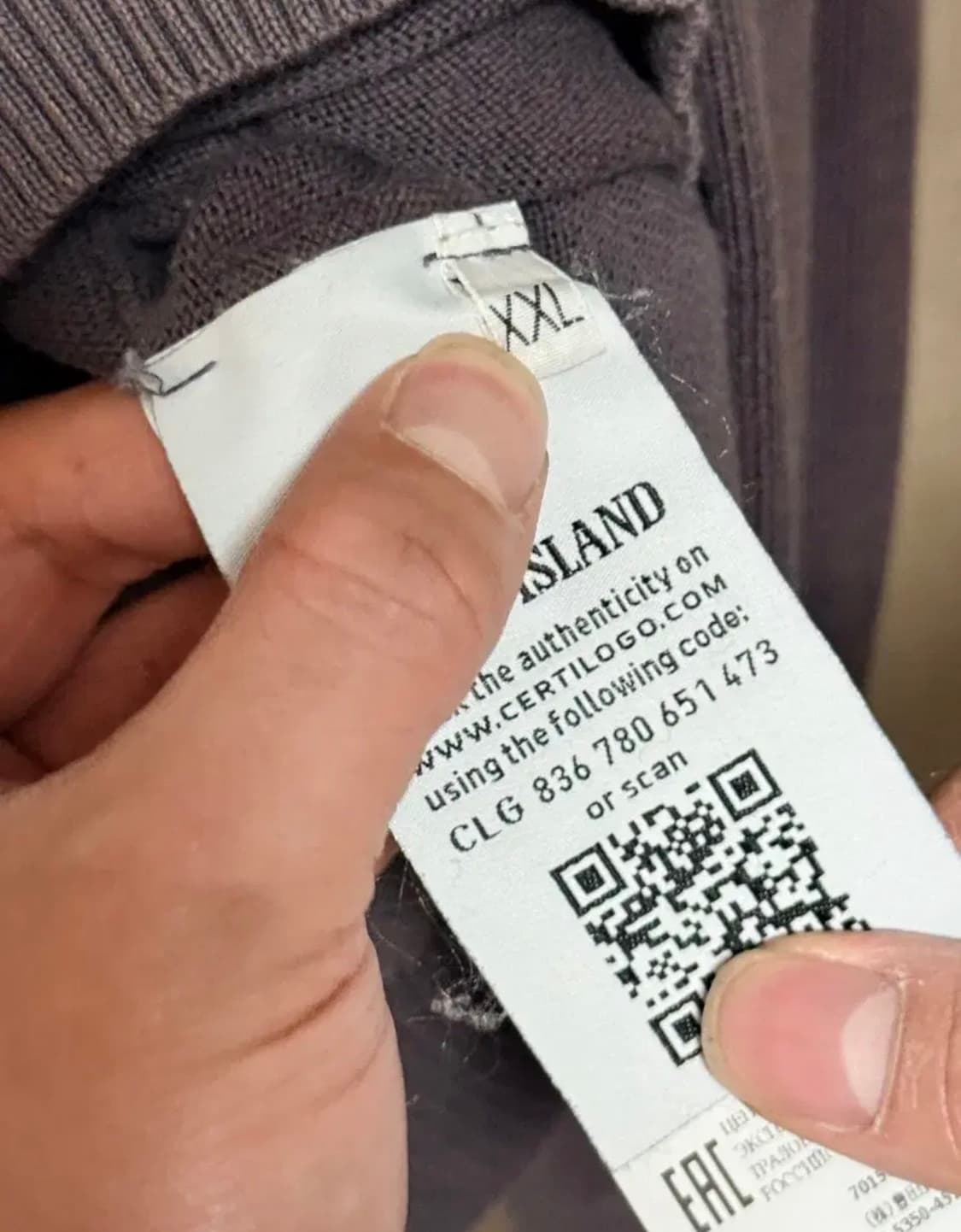 스톤아일랜드 차콜그레이 니트 XXL (정품) 상품이미지4