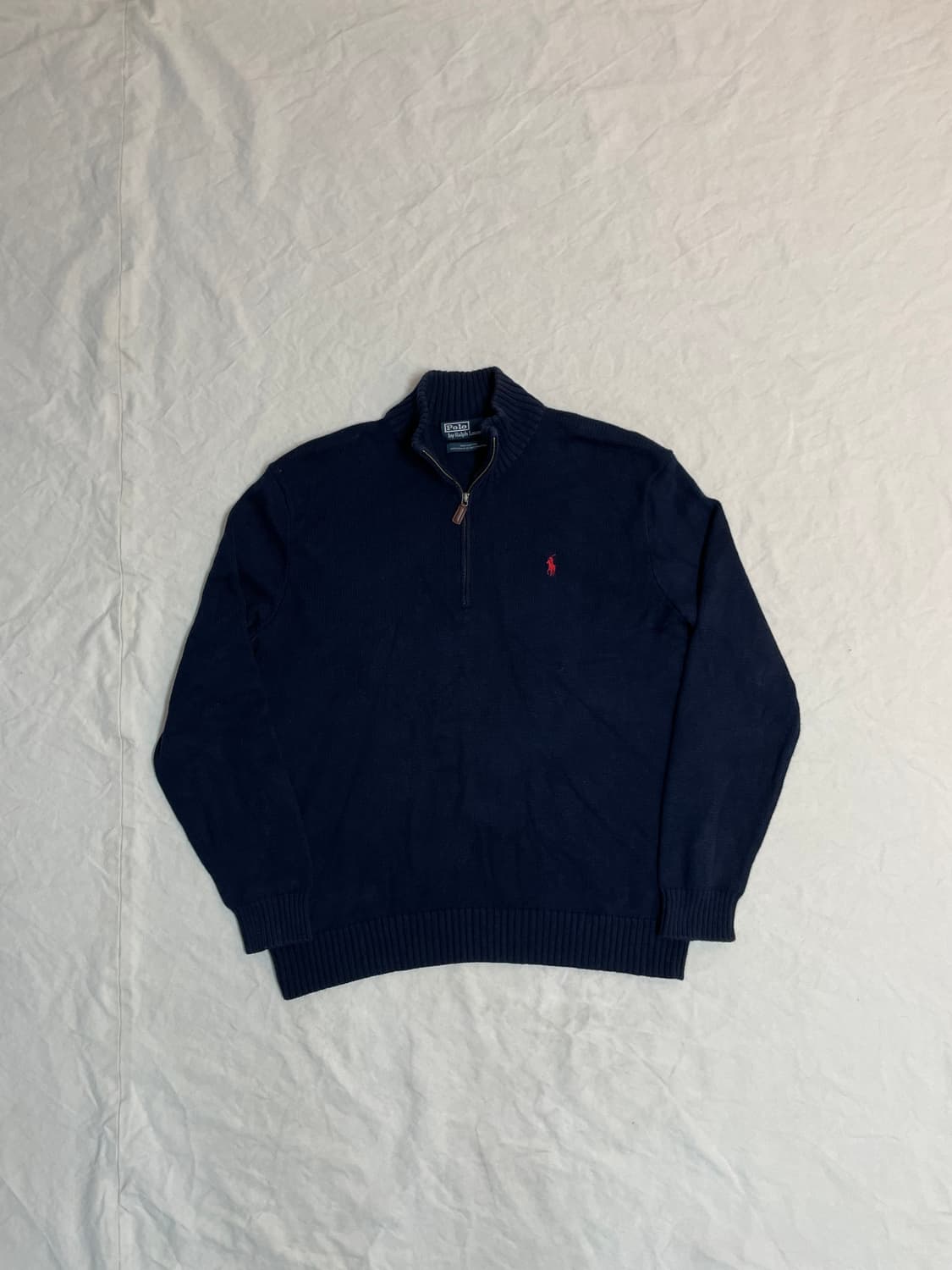 폴로 하프집업 니트 상품이미지1