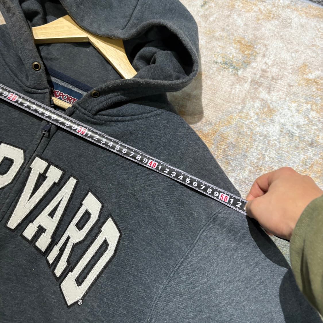 Jansport 빈티지 하버드 후드집업 상품이미지7