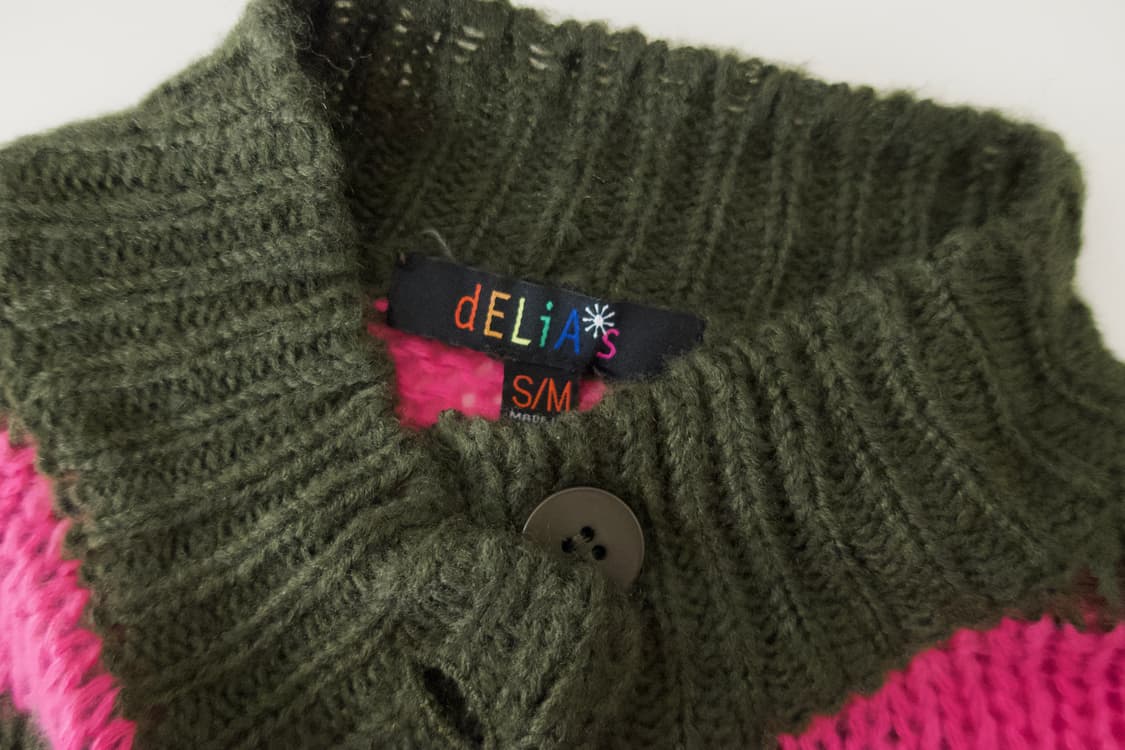 돌스킬 delia*s 스트라이프 니트 가디건 상품이미지4