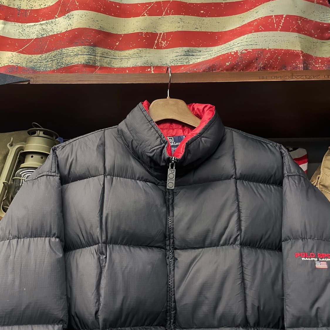 90s 폴로 스포츠 By 랄프로렌 스퀘어 다운 푸퍼 패딩 자켓 N65 상품이미지3