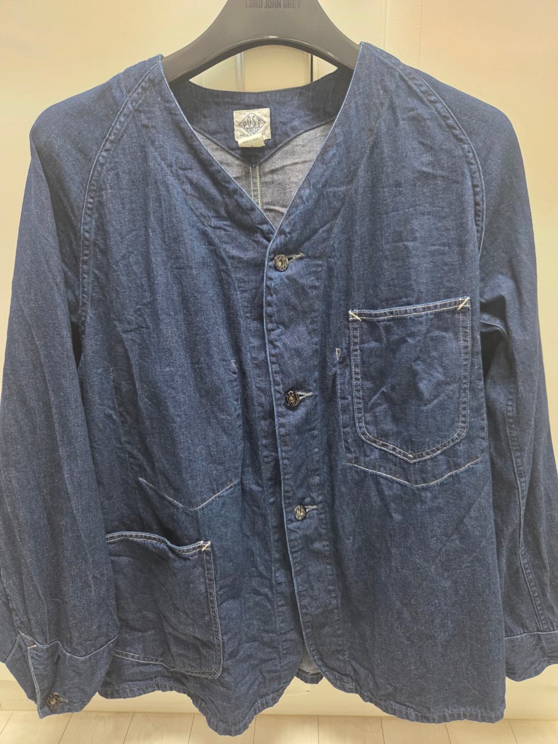 택포) 포스트오버롤즈 post45dv 8oz 데님 L사이즈 판매 상품이미지6