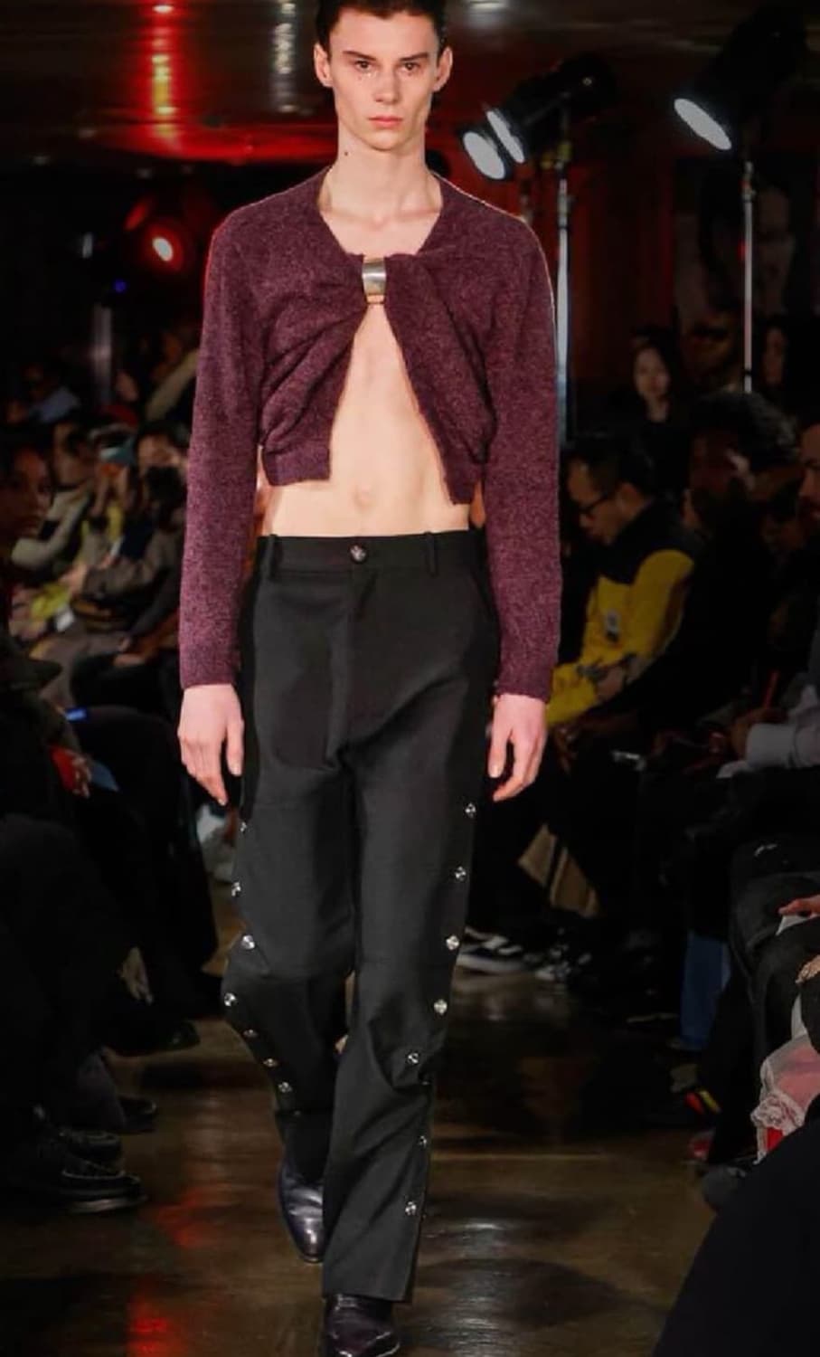 나마체코 노티드 가디건 상품이미지1