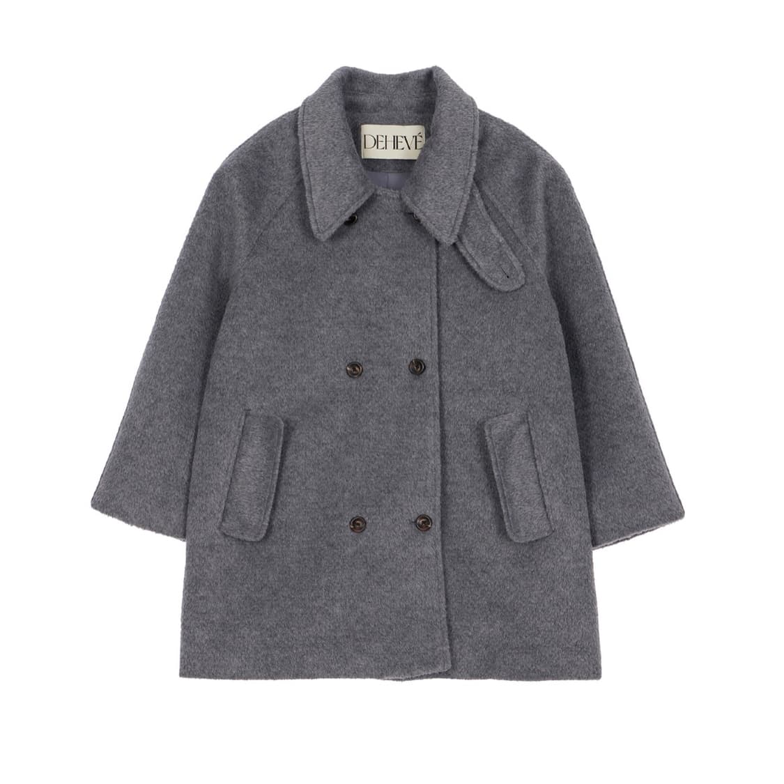 드헤베 울 더블 하프 코트 상품이미지1