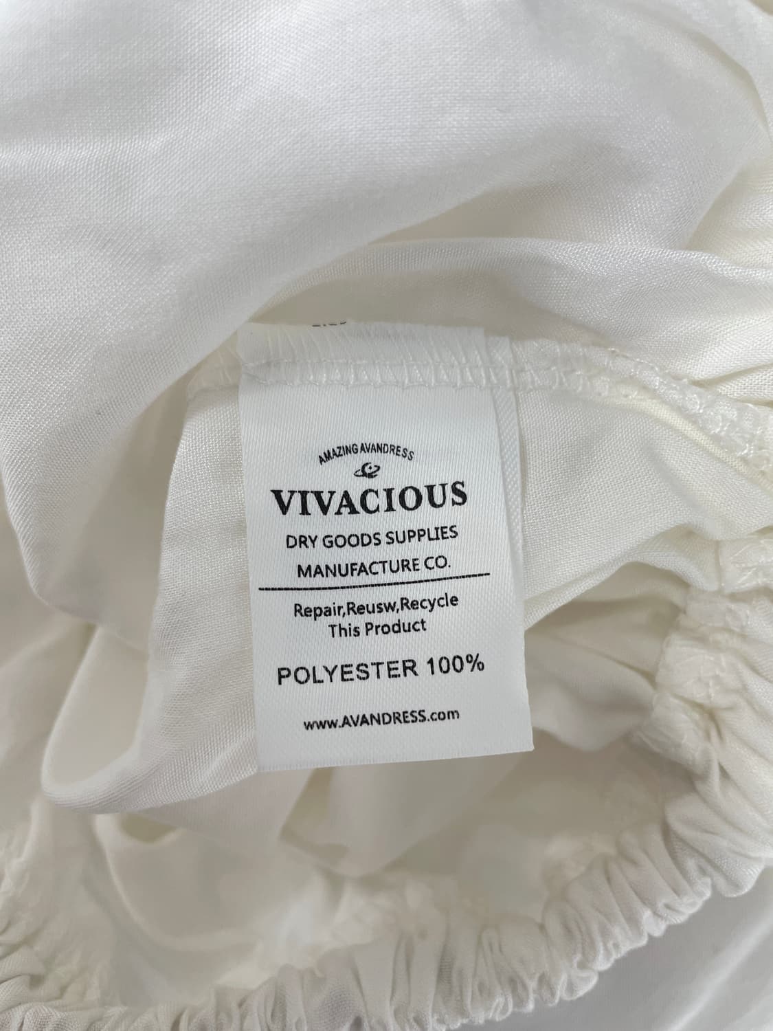 아반드레스 프릴 크롭 오프숄더 블라우스 상품이미지7