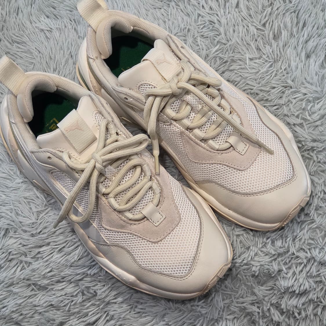 2w-30:푸마 썬더 스펙트라(Thunder) 화이트 24.5cm 상품이미지5