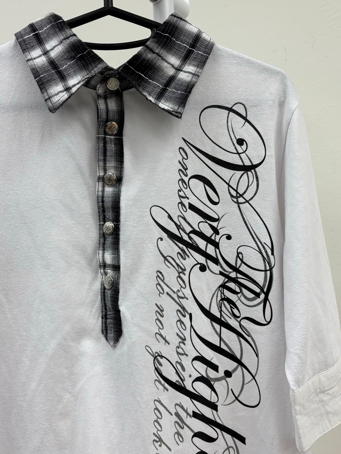 빈티지 락시크 펑크 y2k 화이트 반팔 상품이미지6