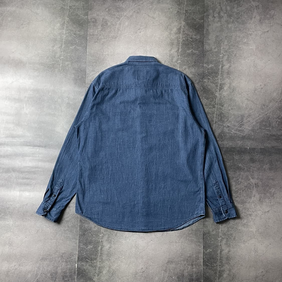 PRIVATE MEMBER 빈티지 다운버튼 코튼 데님 셔츠 A00740 상품이미지6