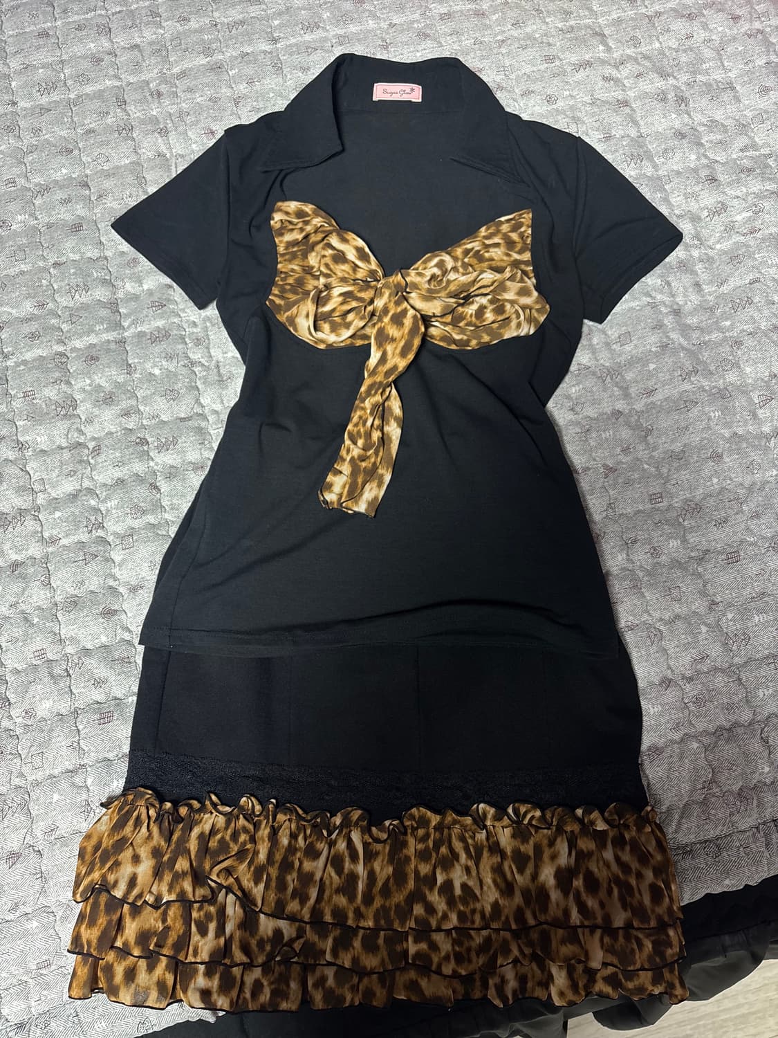 Ma*rs 마즈 슈가글로스 호피 셋업 오네갸루 갸루 상품이미지1