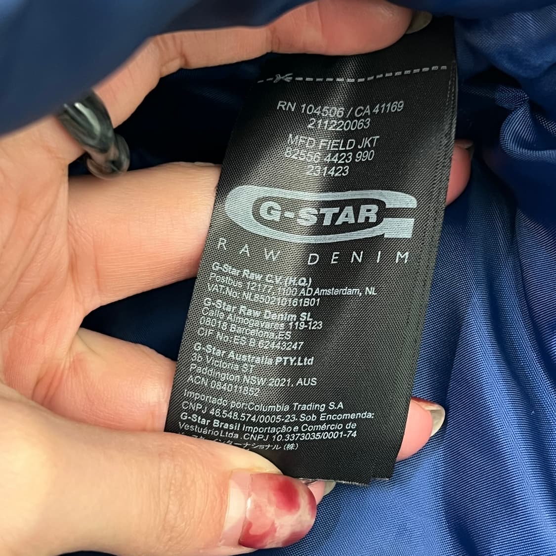 지스타로우 멀포켓 패디드 자켓 r2772 상품이미지8