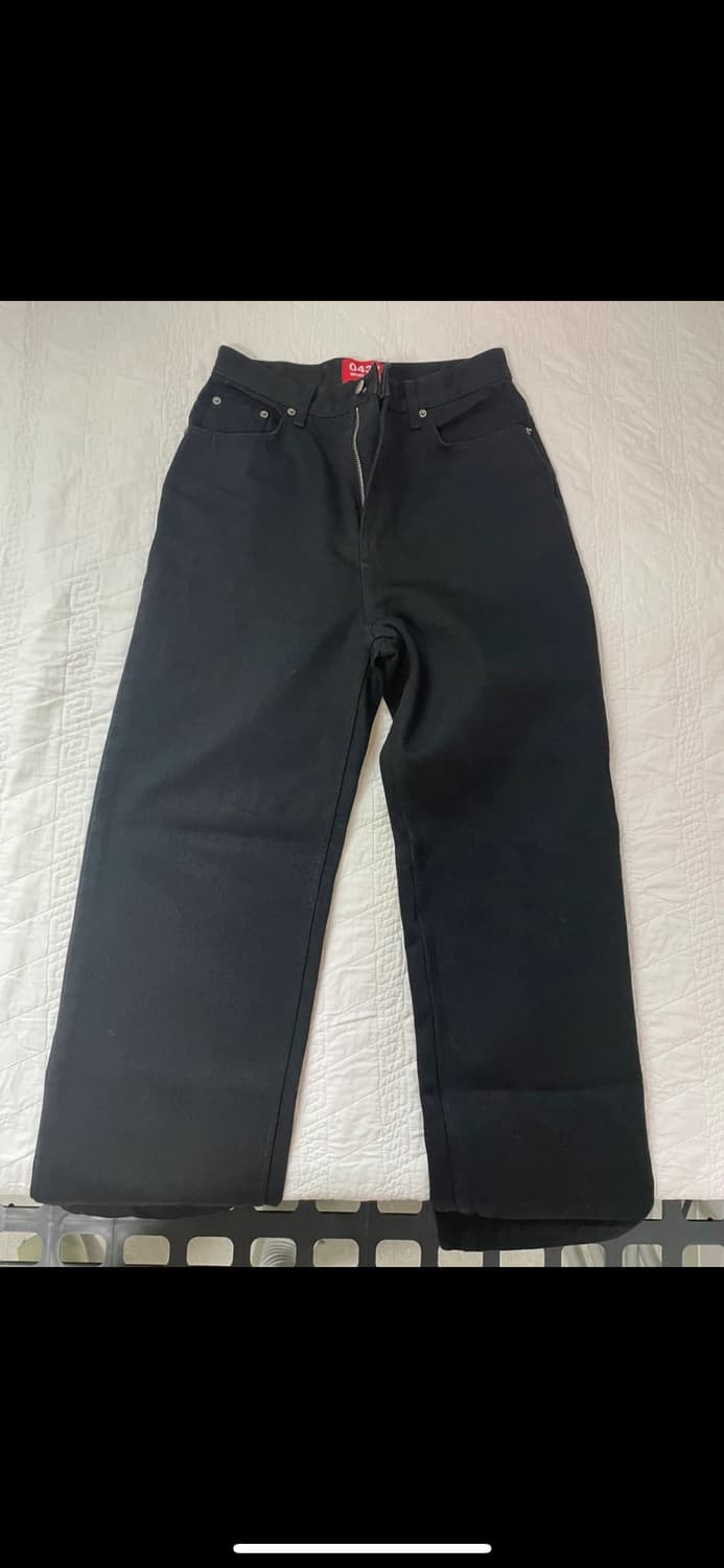 043Y 비액세스 Eyelet Button Black Jeans 0사이즈 상품이미지3