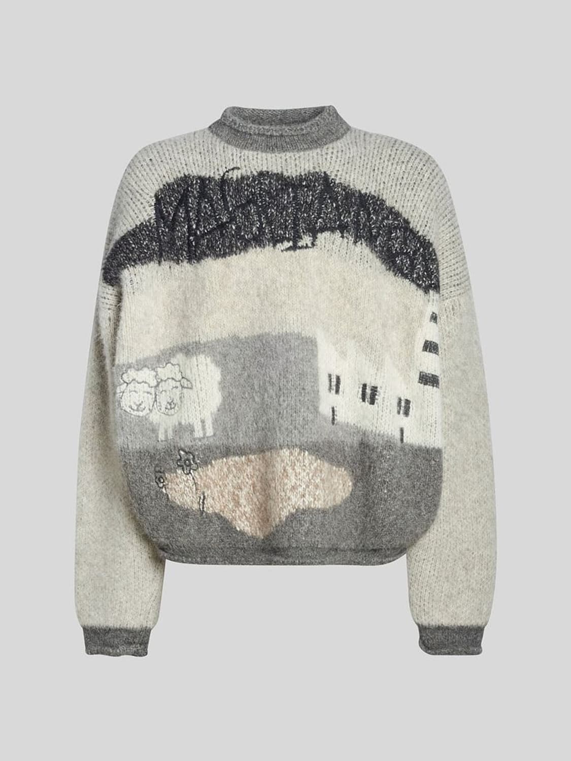 마리아노 노 타브 니트 풀 스웨터 M 상품이미지3