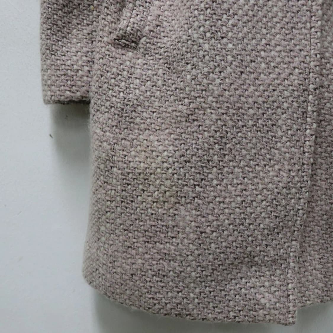 PARIOLY 트위드 투버튼 벨트 울 코트 62454 상품이미지8