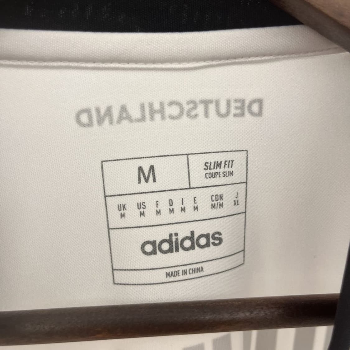 아디다스 올드스쿨 레트로 스포티 독일 국대 져지 반팔티 M C12498 상품이미지5