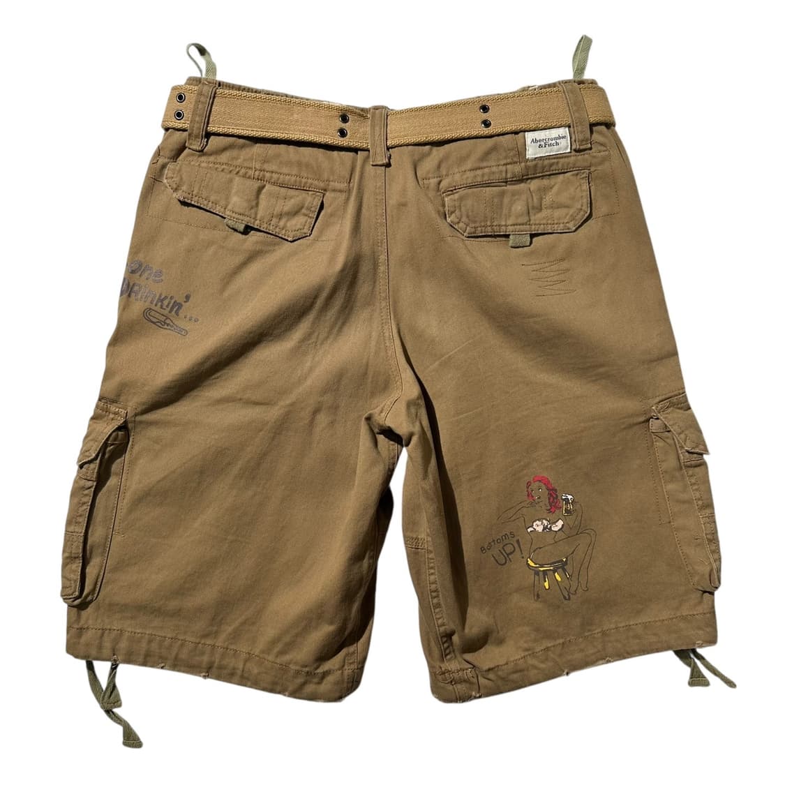 아베크롬비 디스트레스드 카고 하프팬츠 반바지 상품이미지2