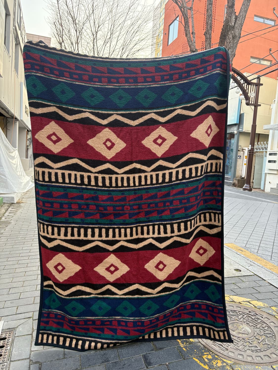 80s 알파카울 나바호 블랭킷 상품이미지2