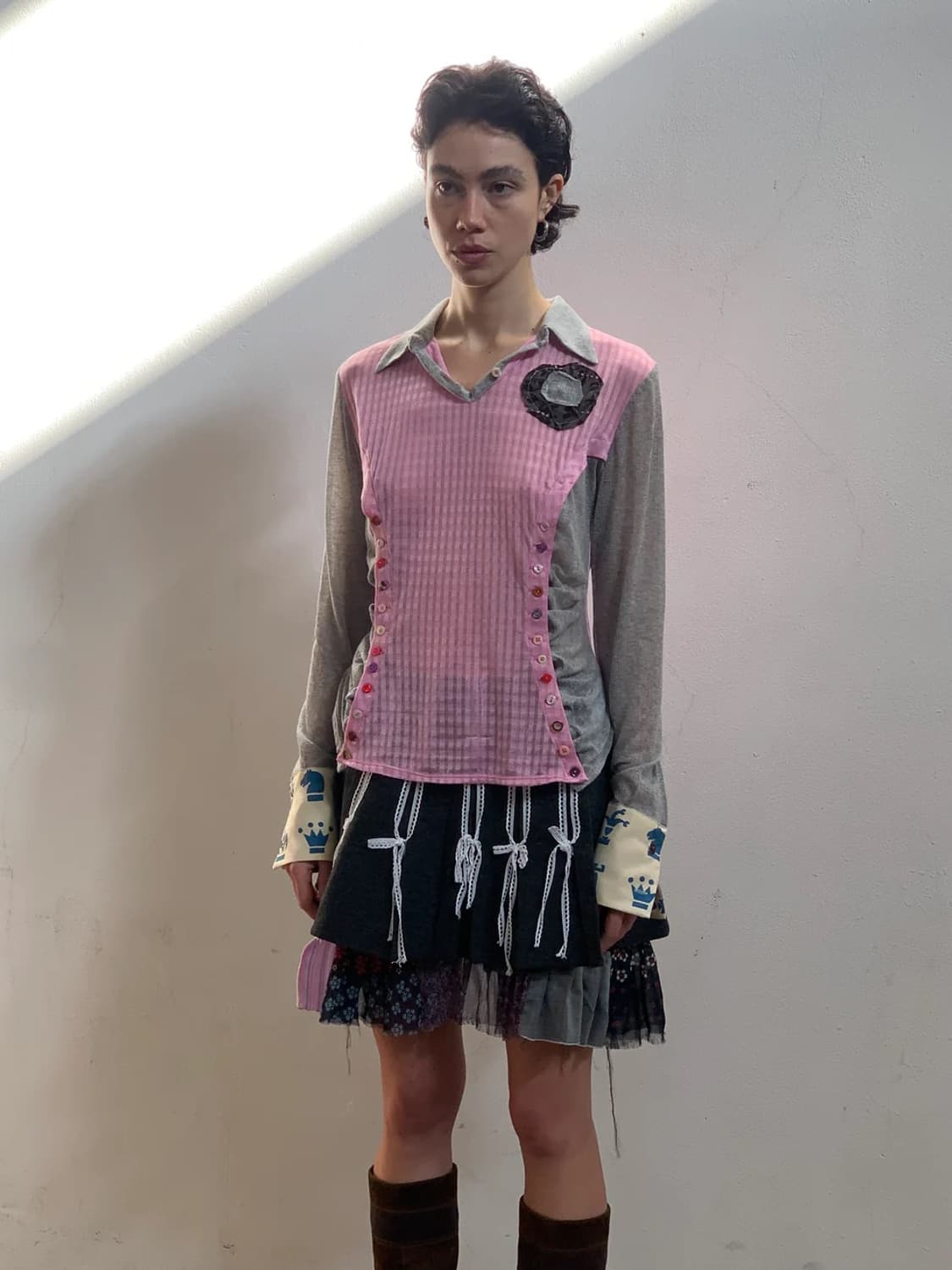 Garbage Core fiocchi skirt 상품이미지2