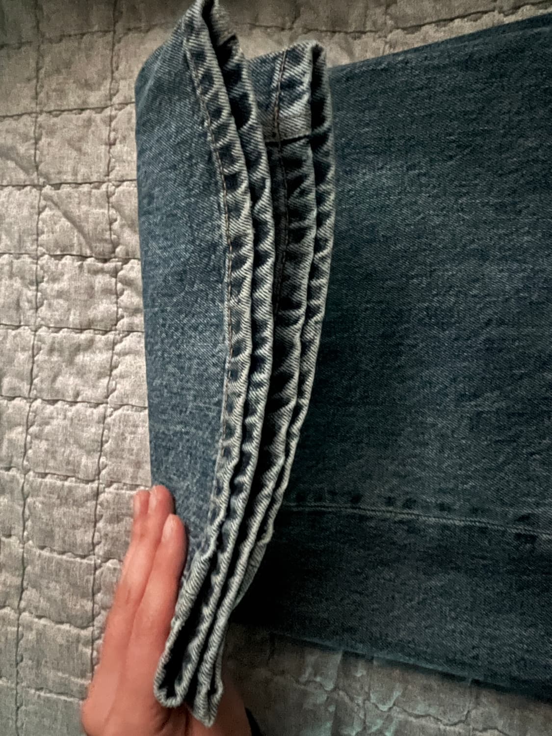 해칭룸 와이드 커브진 3 사이즈 상품이미지6