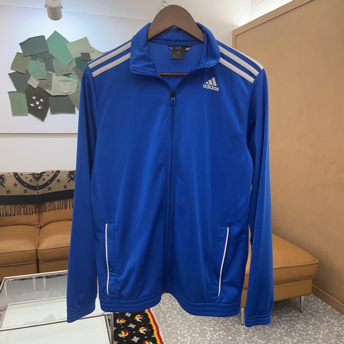 아디다스 스포티 Y2K 비비드블루 져지 집업 100 C08199 상품이미지3