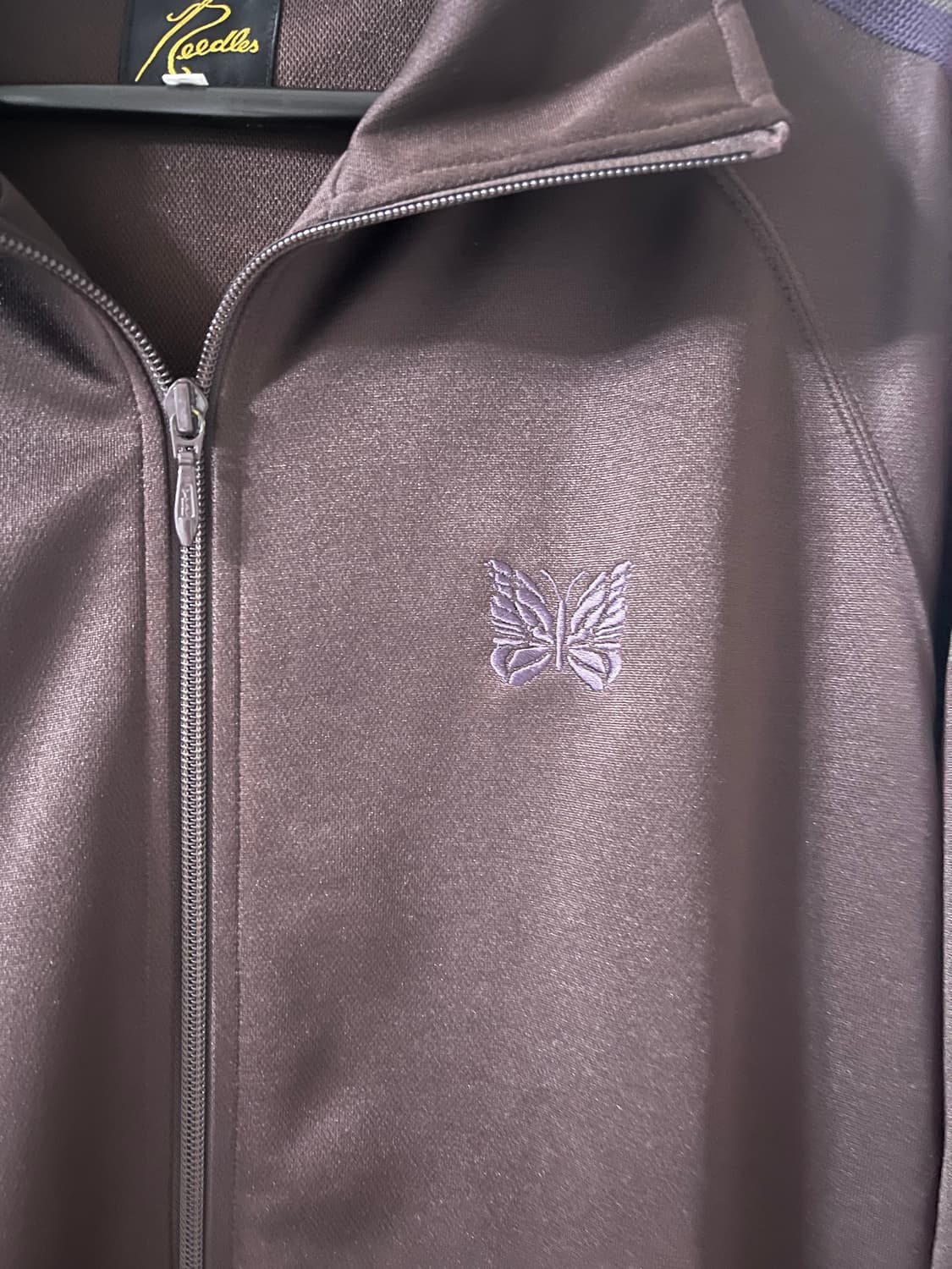 니들스 다크브라운 폴리스무스 트랙자켓M 상품이미지2