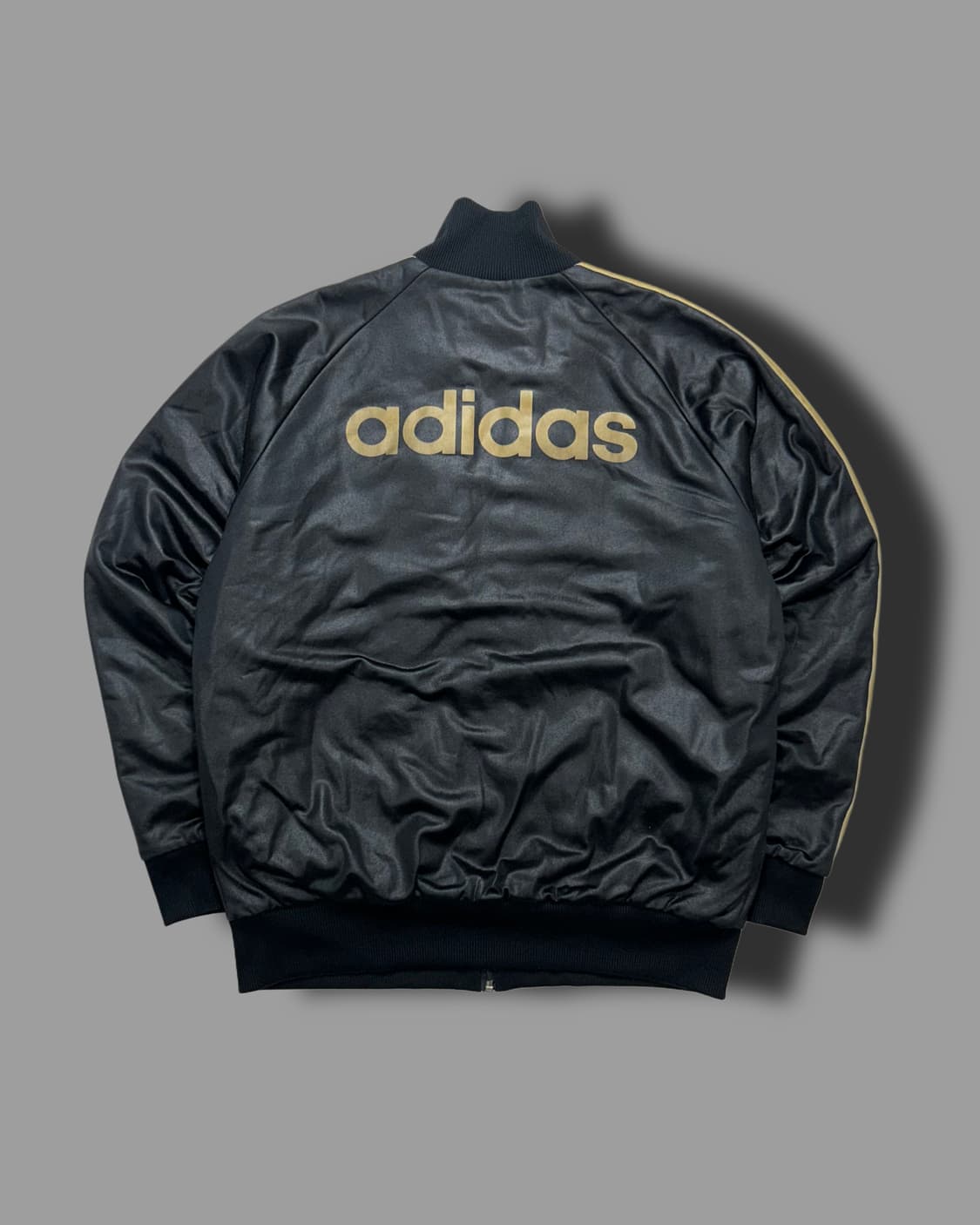 아디다스 블랙 골드 패딩 트랙탑 100 상품이미지5