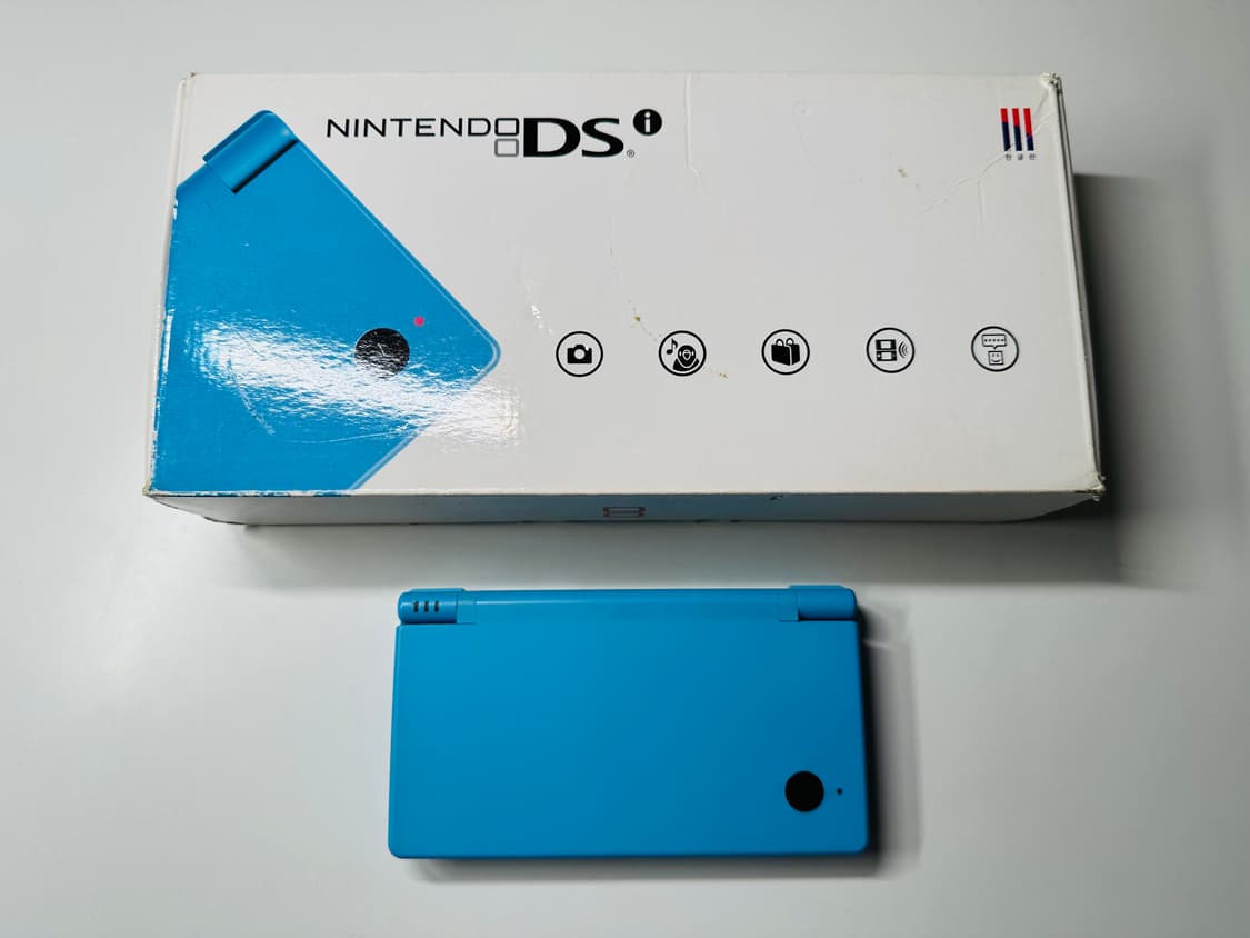 닌텐도 DSI 스카이블루 한글 정발판 박스셋 판매 (3DS, 2DS) 상품이미지1