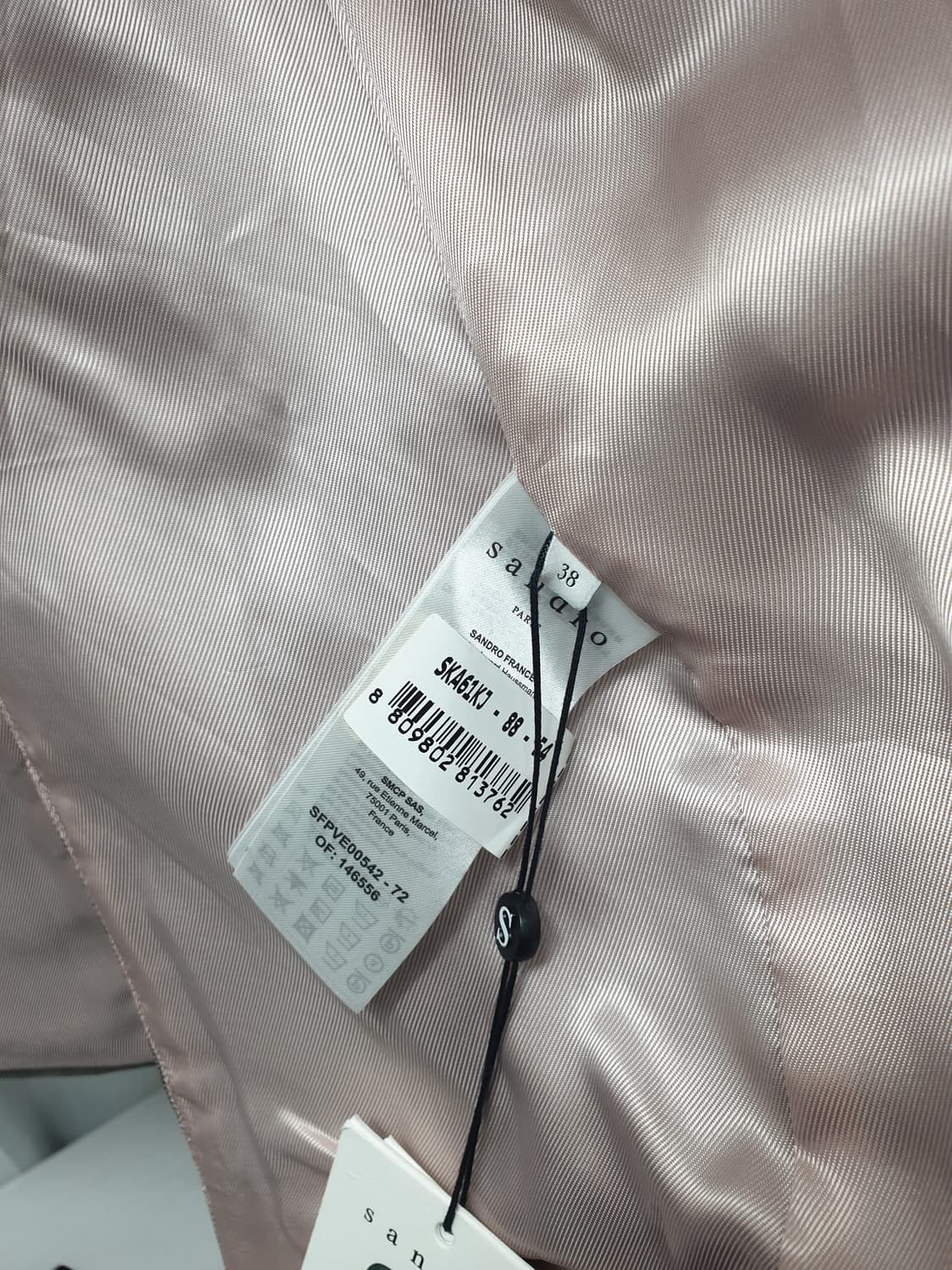 새상품) 산드로 체크 블레이저 자켓 2 상품이미지7