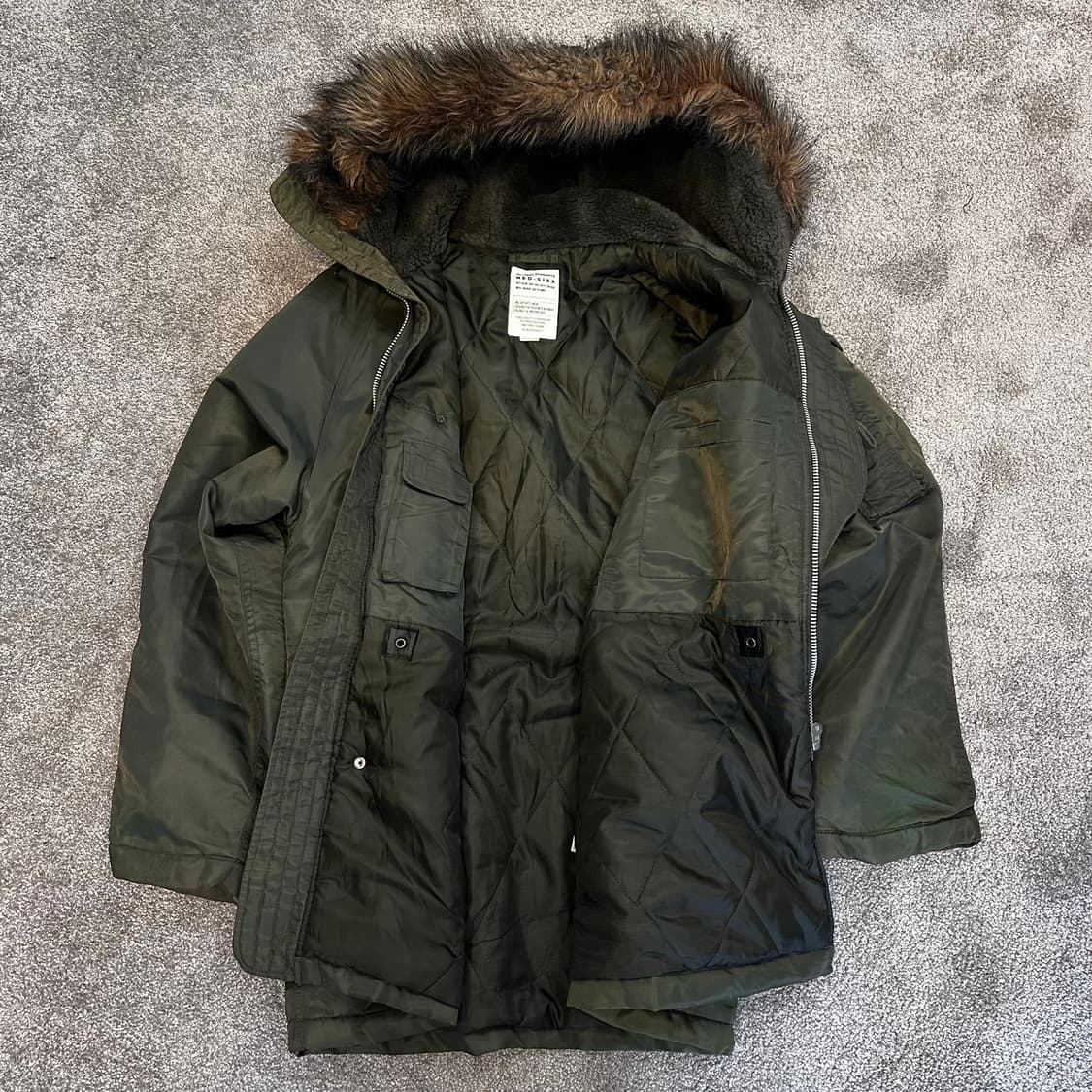 빈티지 네오식스 N-3B 플라잉 오리지널 파카L 상품이미지3