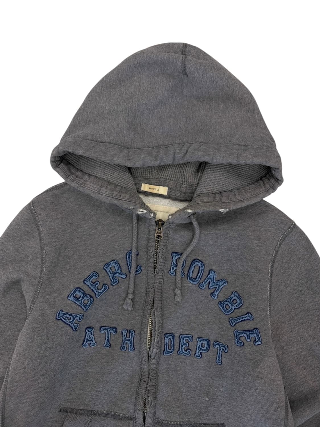 아베크롬비 그런지 빈티지 후드집업 다크그레이 (L) 상품이미지2